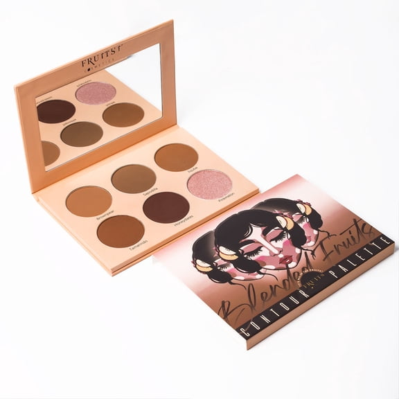 Fruitscosmetics Blended Fruits Contour Palette    6 versatile shades