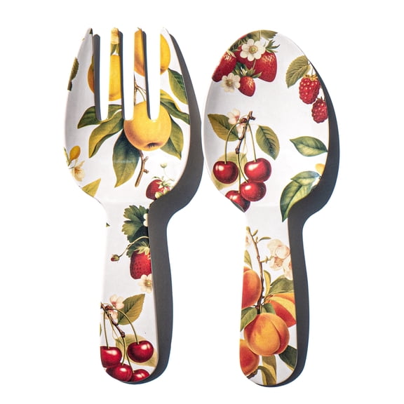 Fruitstand Melamine Serving Utensils - Multicolor - Set of 2