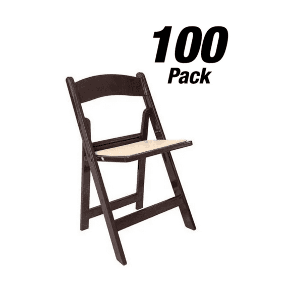 SuperResin Folding Chair 1yr Warranty 100pc Bundle by Chivari