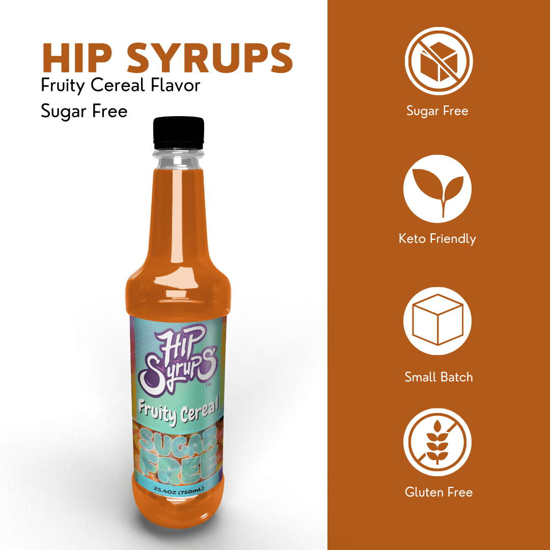 Hip Syrups Fruity Cereal Sugar Free Simple Syrup
