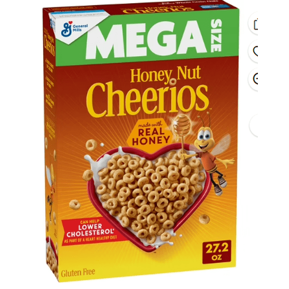 Fruity Cheerios, Heart Healthy Whole Grain Oat Cereal, Gluten Free, Family Size, 18.4 oz