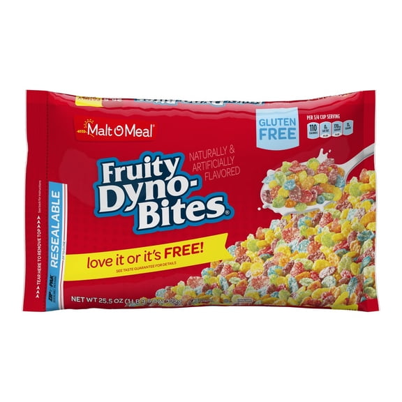 Fruity Dyno-Bites Breakfast Cereal - 25oz - Malt-O-Meal (Pack of 16)