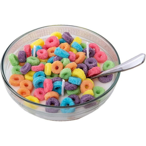 Fruity Loops Cereal Bowl Scented Soy Candle