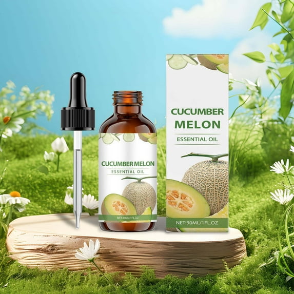 Fruity Melon Body Essential Oil, a Lightweight, easily absorbed oil that nourishes and moisturizes the skin, ideal for relaxation - Multi-Purpose 30ml