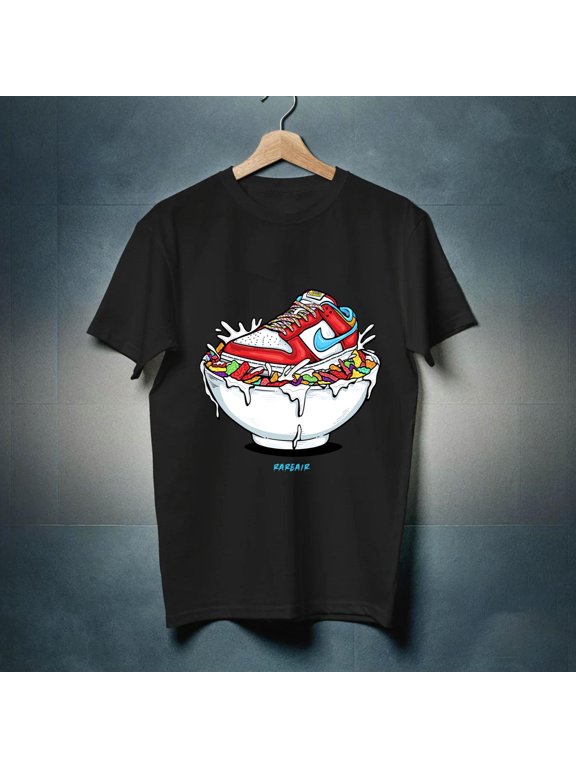 Fruity Pebbles Dunk Sneaker Match Tee,Unisex T-Shirt Fruity Pebbles Bowl