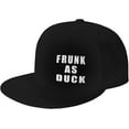 thumbnail image 1 of Frunk As Duck Hat Snapback Baseball Cap Funny Flat Brim Visor Hats for Men Women, 1 of 8