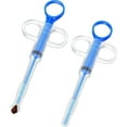 thumbnail image 1 of Frusde 2pcs Pet Pill Plunger Popper for Small Cats Dogs Pill Gun Dispenser Shooter Soft Tip Tablet Syringe Pusher-Blue, 1 of 6