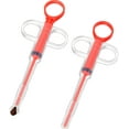 thumbnail image 1 of Frusde 2pcs Pet Pill Plunger Popper for Small Cats Dogs Pill Gun Dispenser Shooter Soft Tip Tablet Syringe Pusher-Red, 1 of 6