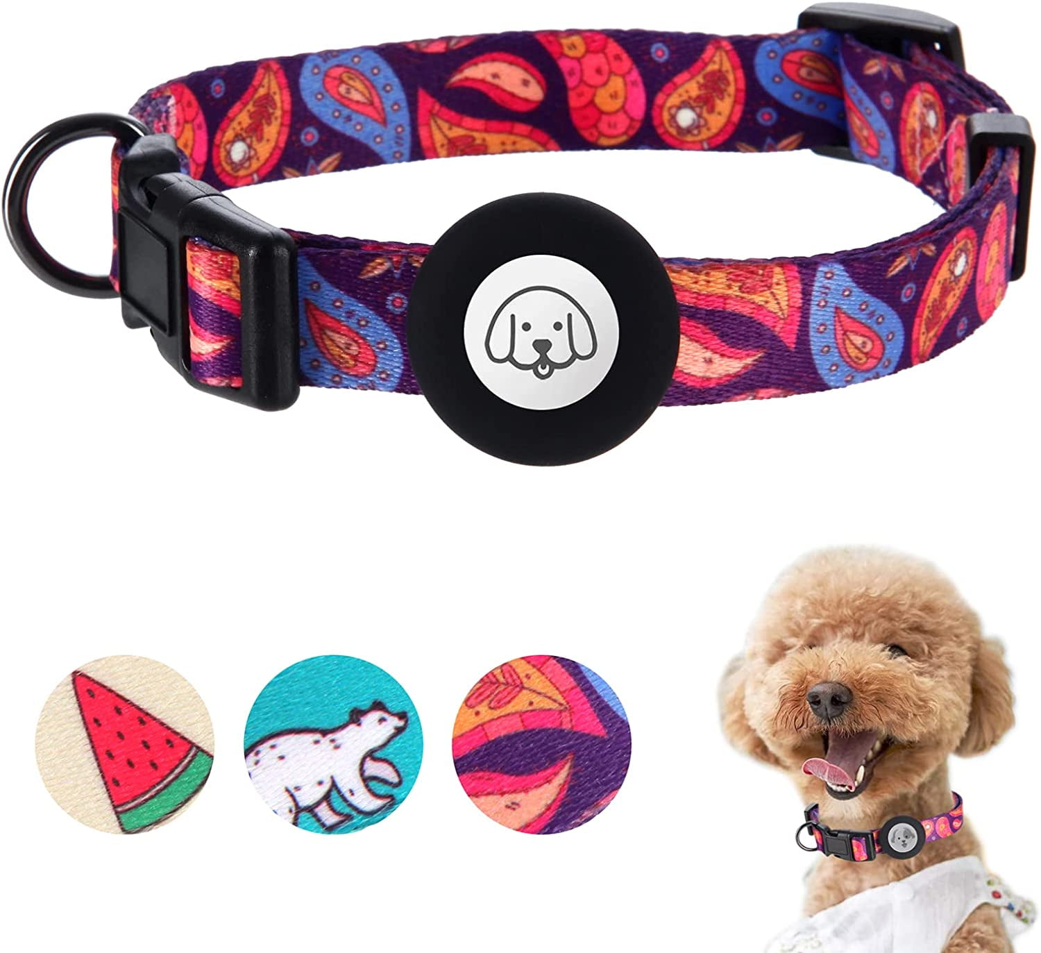 Cute purple cheap dog collars