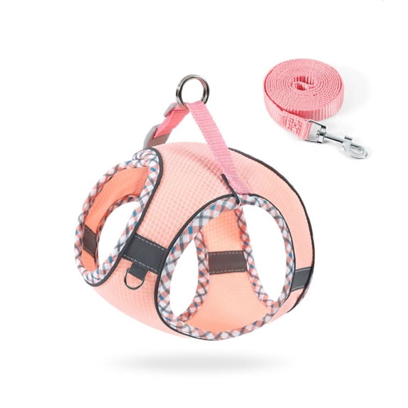 Frusde Dog Harness & Leash Set Adjustable for Small Medium Large Puppies Vest Harnesses for Walking Running Training
