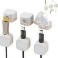 thumbnail image 1 of Frusde Magnetic Cable Organizer Storage Holder, Charging Cable Holder Management 6pcs, 1 of 7