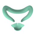 thumbnail image 1 of Frusde Silicone VR Face Cover for Meta Quest 3 Headset, Face Pad Face Cushion VR Accessories-Green, 1 of 5