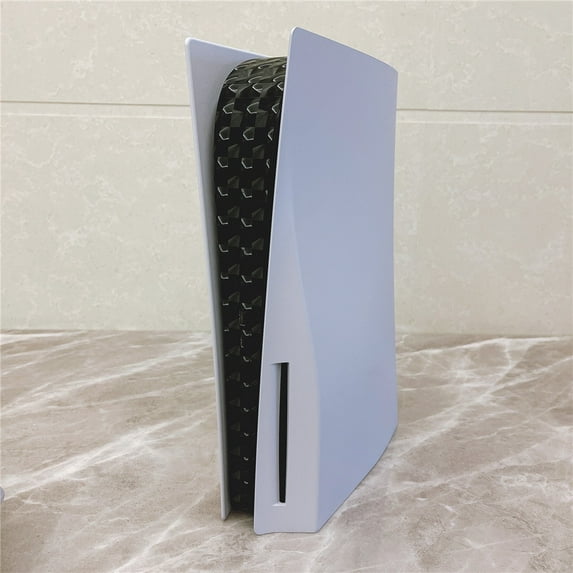 Frusde for PS5 Disk Edition Middle Skin, Console Center Part Protection Strip Film, Skin Sticker for PlayStation 5 Disk Edition Console-Black