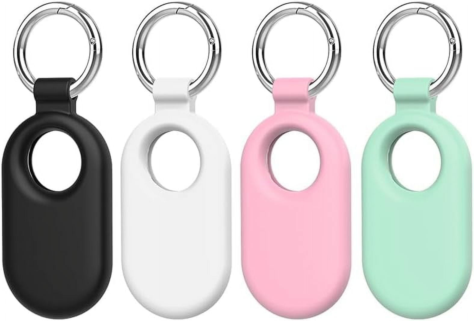 Case Keys for Protective Ring for Galaxy Smart with SmartTag2 for Galaxy Samsung 2 Case, Key 4pcs Tag Silicone Frusde
