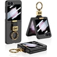 thumbnail image 1 of Frusde for Samsung Galaxy Z Flip 6 Case with Screen Protector Ring Stand Ultra-Thin Full Protective Shockproof Case, 1 of 6