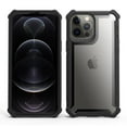 thumbnail image 1 of Frusde for iPhone 15 Pro Max Clear Case Full Body Rugged Heavy Duty Drop Protection Shockproof Protective Cover-Black, 1 of 6