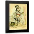 thumbnail image 1 of Frusius 14x18 Black Modern Framed Museum Art Print Titled - Death Picks a Tune, 1 of 5