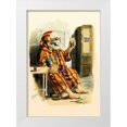 thumbnail image 1 of Frusius 14x18 White Modern Wood Framed Museum Art Print Titled - Death Takes a Bath, 1 of 4