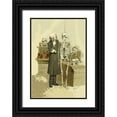thumbnail image 1 of Frusius 18x24 Black Ornate Wood Framed with Double Matting Museum Art Print Titled - Death Under Inspection, 1 of 4