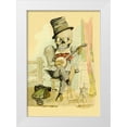 thumbnail image 1 of Frusius 23x32 White Modern Wood Framed Museum Art Print Titled - Death Picks a Tune, 1 of 4