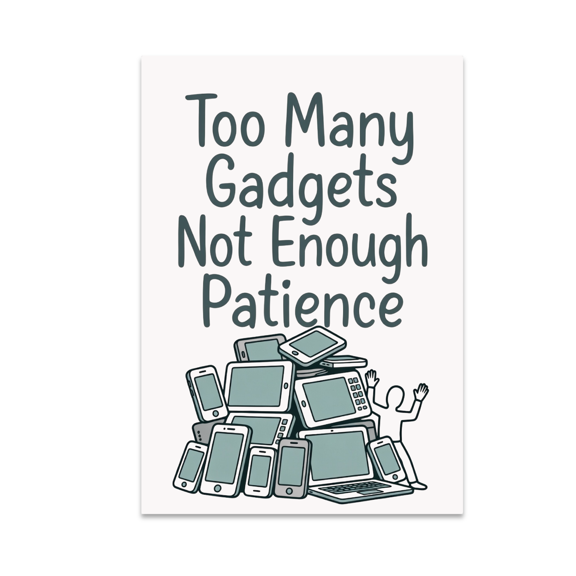 Frustrated Tech Decor - Tech Enthusiast - 13x19 Poster Print