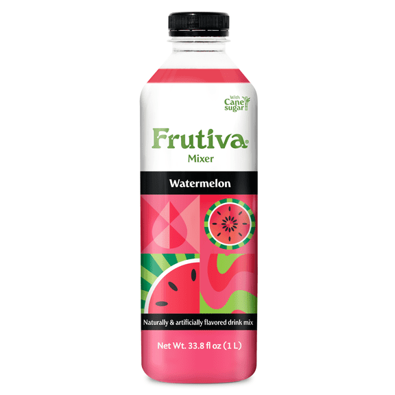 Frutiva Watermelon Craft Cocktail Mixer | Non-Diluted | 22+ Pours | 1 Liter