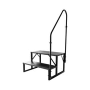 Fruyyzl Black Case Iron 24.25 x 16.53 RV Ladder Anti-Slip