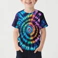 thumbnail image 1 of Frwgonr Boys Active Tees Short Sleeve Tees Casual Graphic Crewneck Summer Top for Kids 3-15 Years, Multicolor, 1 of 4