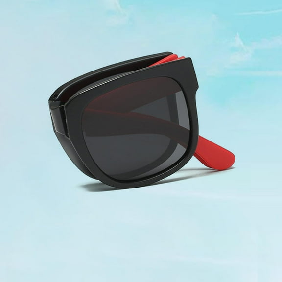 Frwgonr Polarized Kids Sunglasses for Girls Boys, Outdoor Beach Eyewear UV Protection for Children Black, Size 4T-8