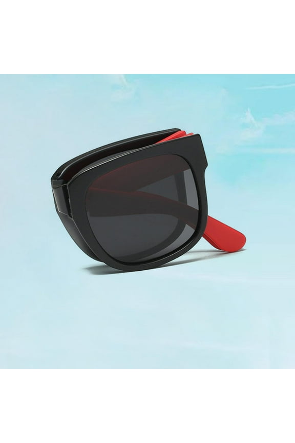 Polarized Kids Sunglasses for Girls Boys, Outdoor Beach Eyewear UV Protection for Children Black, Size 4T-8