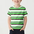 thumbnail image 1 of Frnrwgo Toddler Boys T-shirts Kids Summer Crewneck Short Sleeve Tshirts Fashion Casual Tees 2-13 Years, Green, 1 of 4