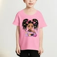 thumbnail image 1 of Frwgonr Toddler Girls Short Sleeve T-shirts Short Sleeve Shirts for Girls Kids T-Shirts Tees Summer Tops Size 3T-12, Pink, 1 of 4