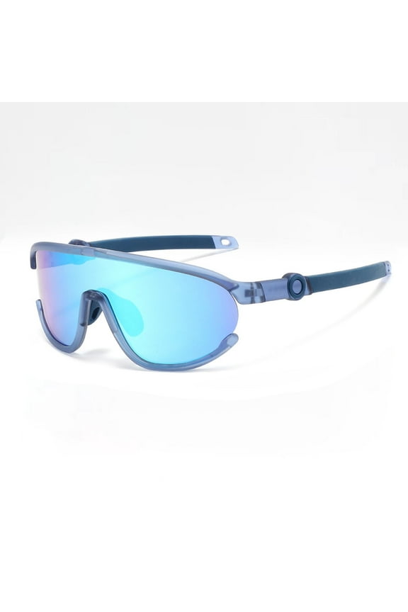 Youth Baseball Sunglasses for Boys Girls Softball Cycling Sports Sunglasses for Kids Lightweight Frame Blue, Size 2T-12