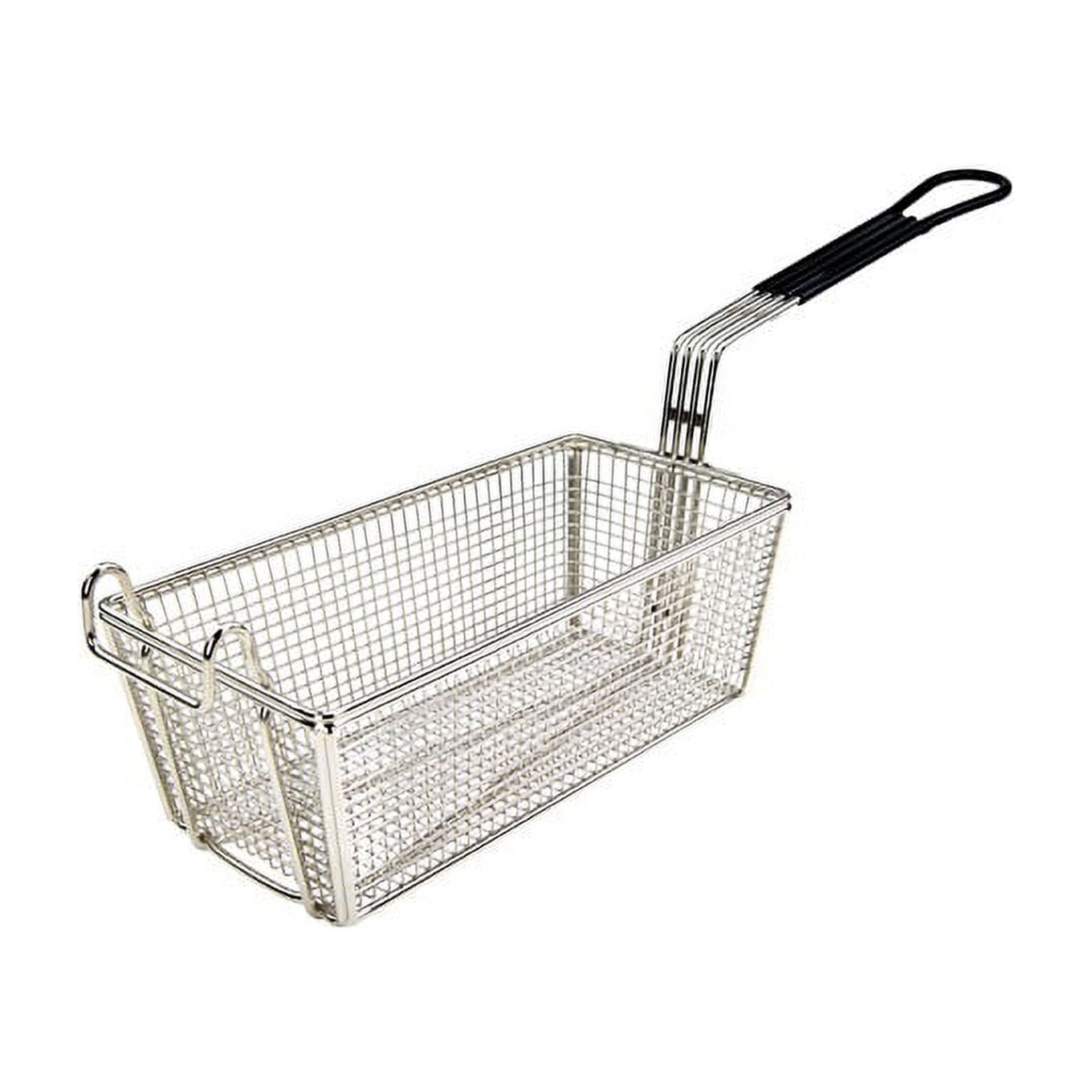 Backyard Pro 11 x 5 3/8 x 4 1/8 Twin Fryer Basket with Front Hook