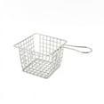 thumbnail image 1 of Mini Square Fry Basket Stainless Steel French Fries Holder Deep Fryer Baskets Square Mesh Food Basket with Handles Small Serving Basket for Kitchen Restaurant Cafe Barbecue, 1 of 8