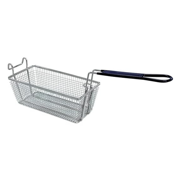 Fry Basket for 4-Gallon Bayou Fryer - Stainless Steel - 11x5.5x4.25in - Wire Mesh - For Fish, Shrimp, Chicken & More - Cool Touch Handle