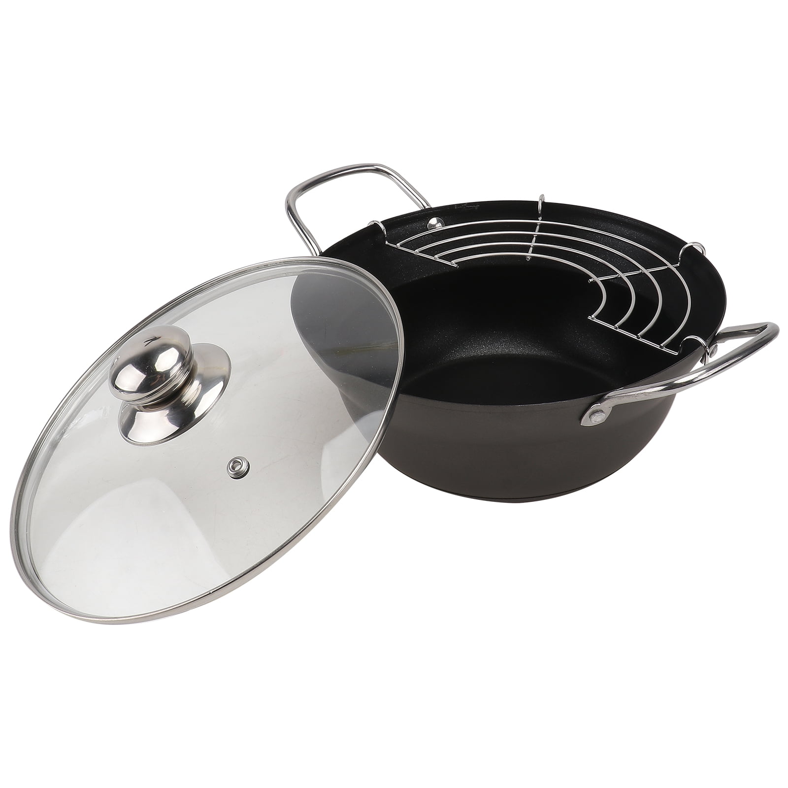 Fry Daddy Deep Fryer Wok Pot Japanese Home Airfryer Carbon Steel Frying