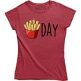 thumbnail image 1 of Fry Day Friday Funny Fast Food French Fry Weekend Women's T-Shirt, 1 of 4