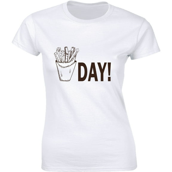 Fry Day Friday Funny Fast Food French Fry Weekend Women's Tee Shirt