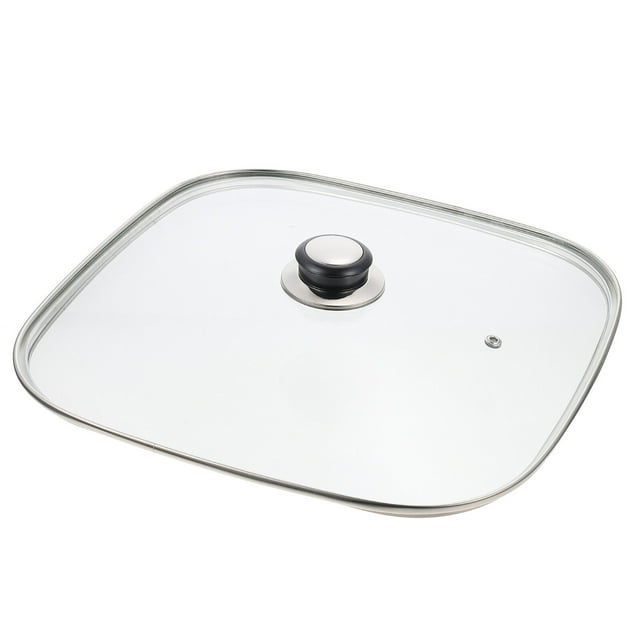 Fry Pan Saucepans for Induction Hobs Electric Food Warmer Glass Cover