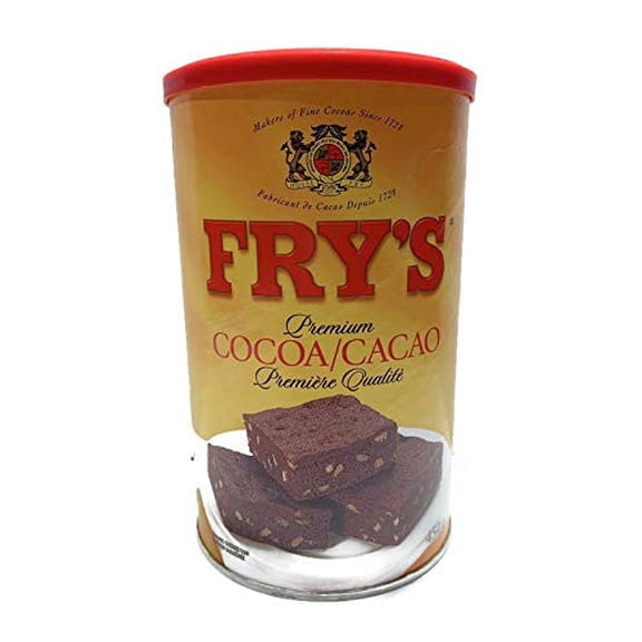 Fry's Premium Baking Cocoa, Unsweetened, 454g/16 oz., {Imported from Canada}