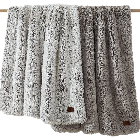 Frye Arctic Light Gray Throw, 60 in x 70 in