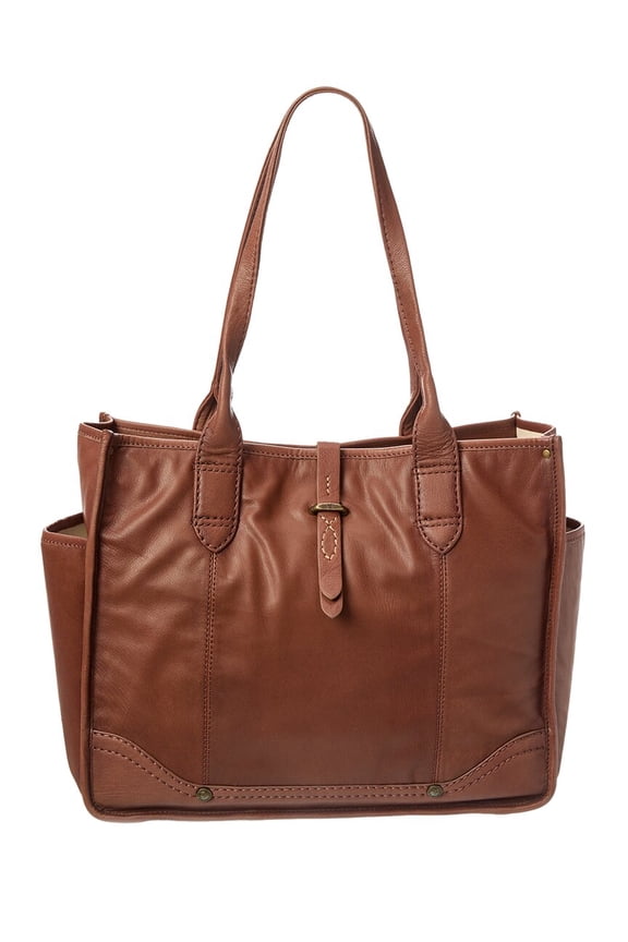 Campus Leather Tote, Brown