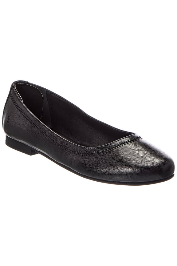 Carson Leather Ballet Flat, 6, Black