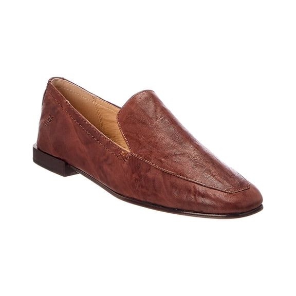 Frye Claire Venetian Leather Loafer, 6, Brown