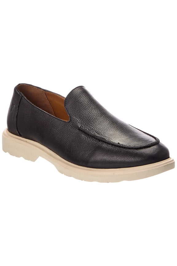 Connor Leather Venetian Loafer, 9, Black