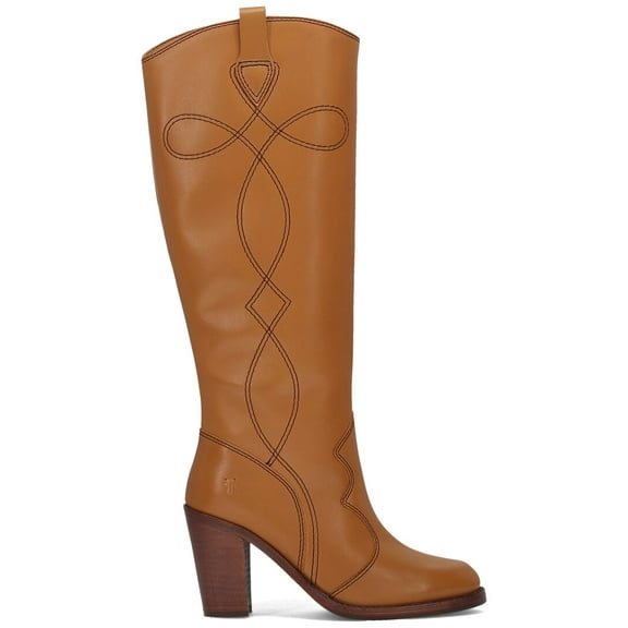 Frye Corinne Tall Leather Boot, 9, Brown