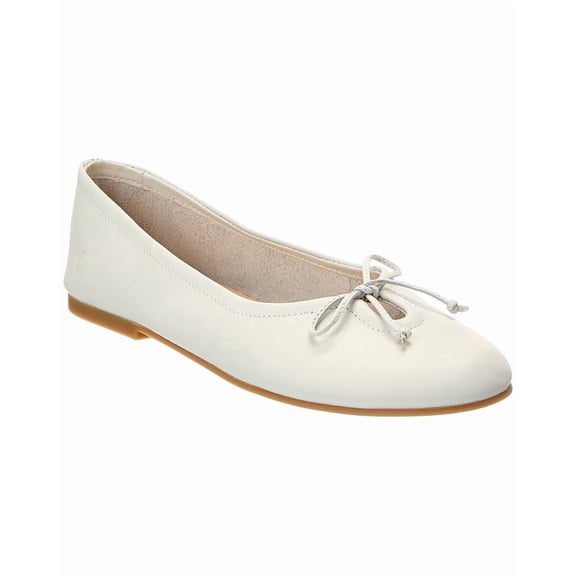 Frye Emma Leather Ballet Flat, 8.5, White