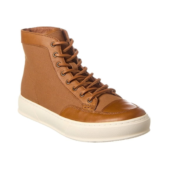 Frye Hoyt Mid Lace Leather Sneaker, 8.5, Brown