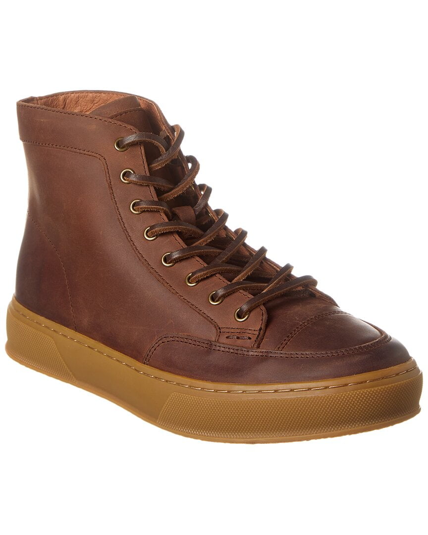 Frye leather high top sneakers hotsell